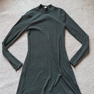 Aeropostale Striped Black and White Women's Dress